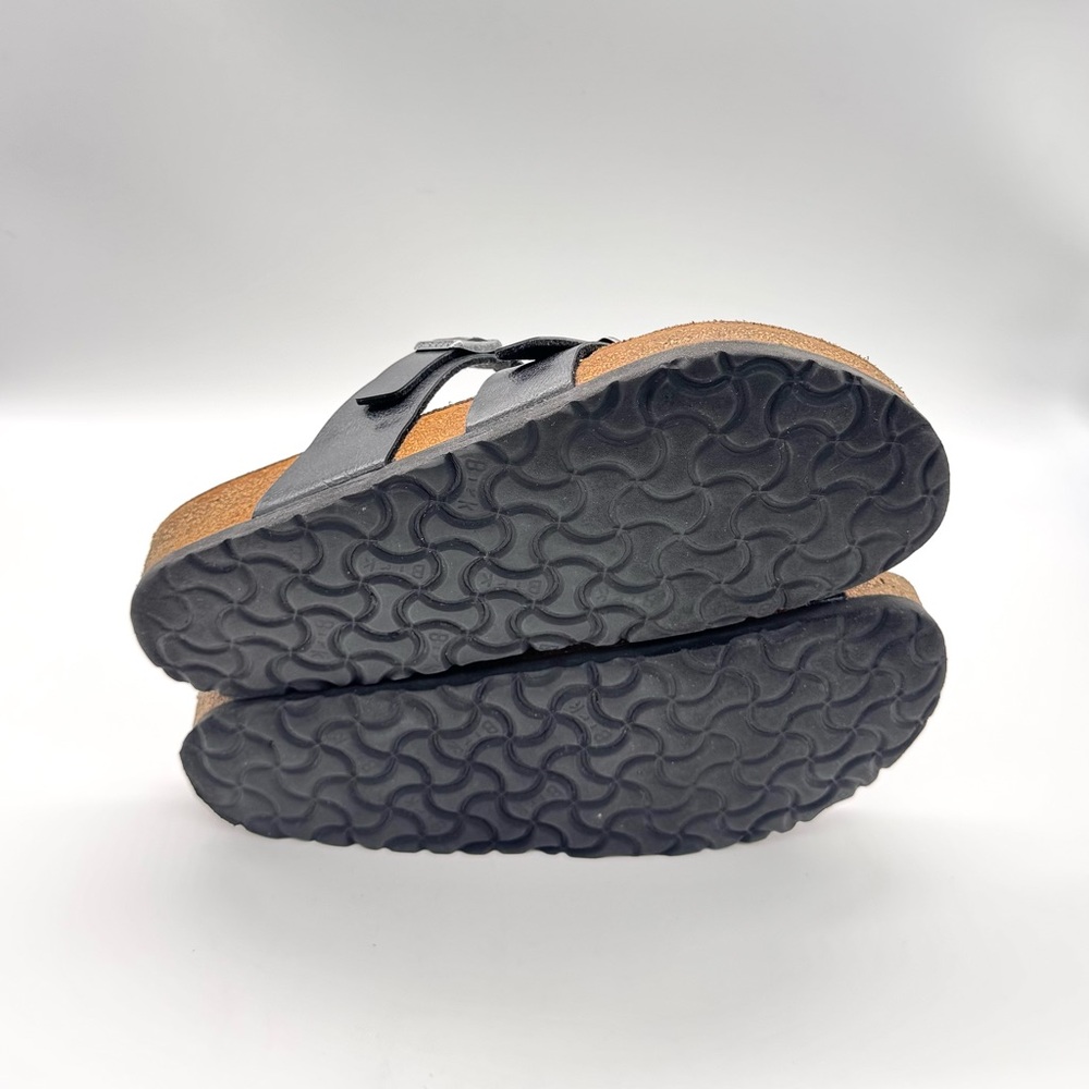 Birkenstock Gizeh Anthracite Gunmetal Leather Sandals - Picture 7 of 7